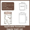 thumbnail image 2 of Small Trash Bags Drawstring,17.7x19.68",4 Gallon Small Kitchen Trash Bags,Bathroom Garbage Bags,60 Counts Trash Can Liners For Bathroom Kitchen ,White Rabbit 4 Gallon Small Trash Can Liners, 2 of 3