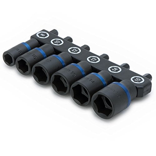 Titan Tools 15223 Metric Nut Driver Set - 6 Piece