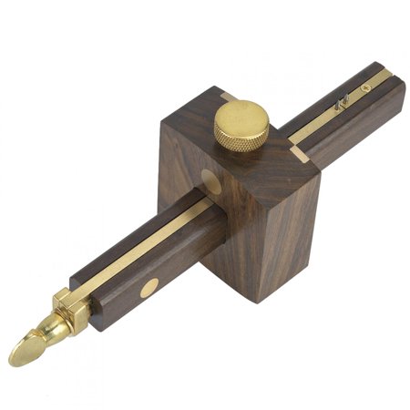 

Agatige Wood Ma-rk Scraper Ebony Material Multifunctional 8 Inch Carpenter Woodworking Ma-rk Scraper Scriber Scriber For Woodworking