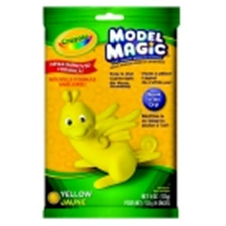 Crayola Non-Toxic Model Magic Mess-Free Modeling Dough - 4 Oz. - Yellow