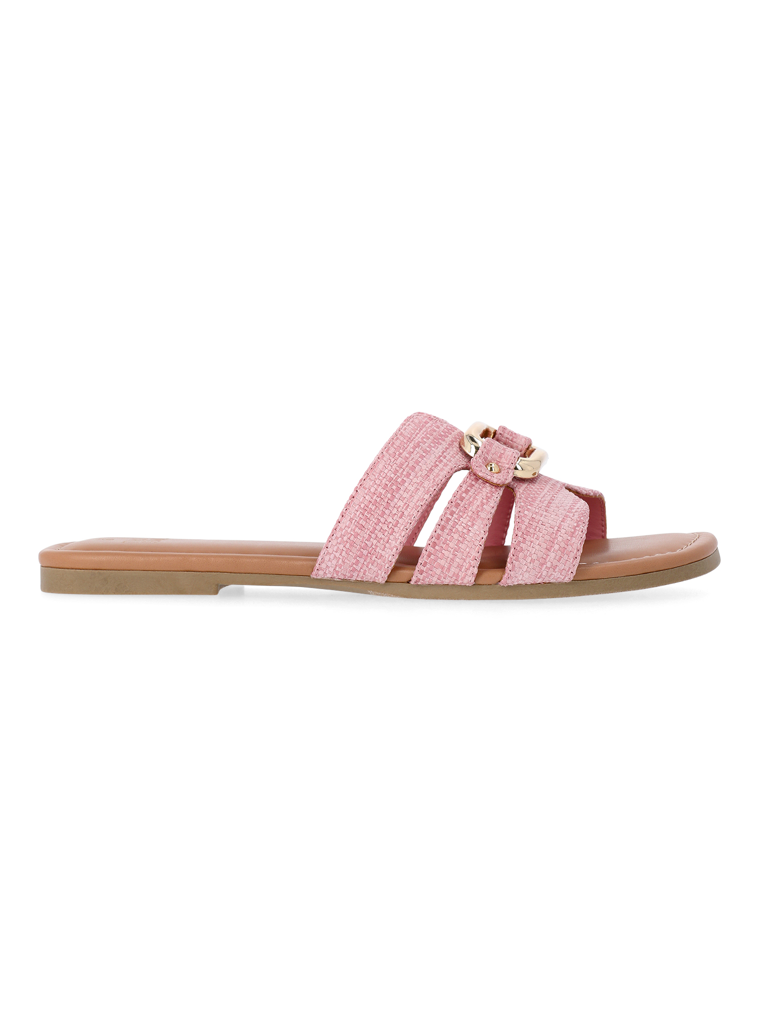 Time and Tru Women's Hardware Slide Sandals