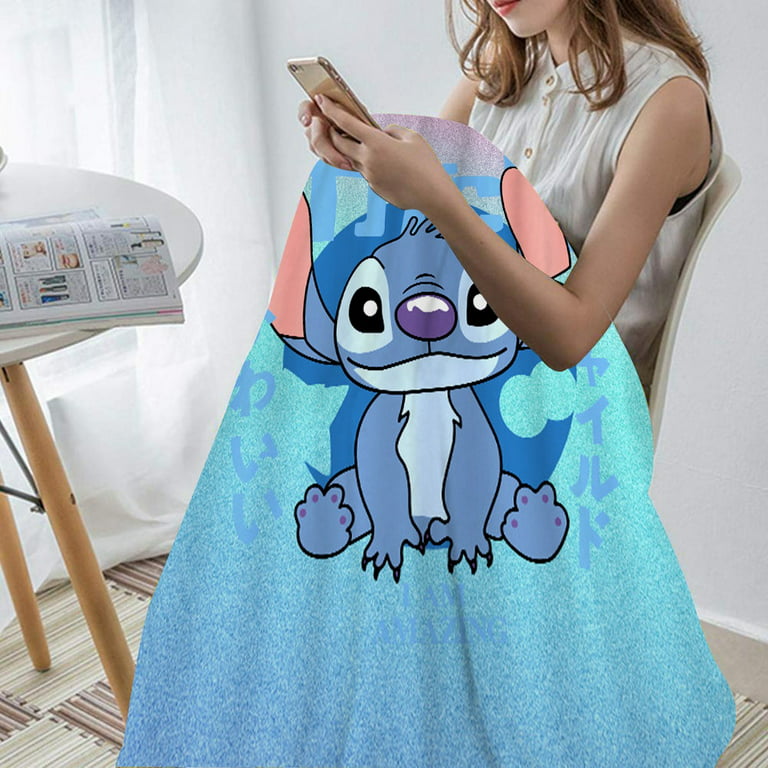 Movies Lilo and Stitch Blanket With Pillow Cover For Room Decor