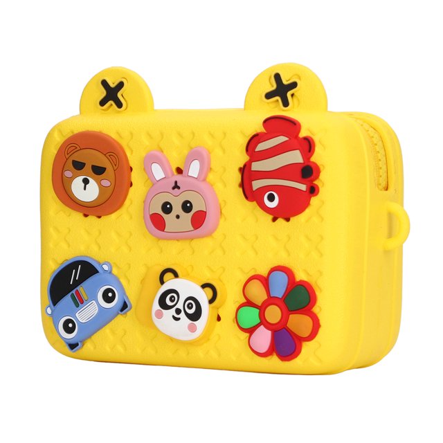 Bolsa protectora para cámara para niños, bolsas de hombro para cámara de dibujos animados, bolsa para niños, bolsa de almacenamiento para cámara para niños de dibujos animados, construcción robusta