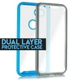 thumbnail image 4 of Value Pack + for Google Pixel 3A XL Clear Case Phone Case Dual Layer Full-Body Rugged Clear Back Case Drop Resistant Shockproof Case with Built In Screen Protector, 4 of 4