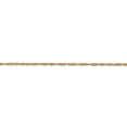 thumbnail image 2 of Auriga 14K Yellow Gold 1.4mm Singapore Chain Bracelet 7inch for Women, 2 of 6