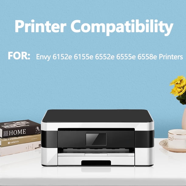 1 Paquete De 68 Cartuchos De Tinta Negra 7FP21TN Compatibles Con Impresora HP Envy 6152e 6155e 6552e 6555e 6558e 160 Páginas (1 Negro