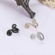 thumbnail image 5 of Pendientes A Ressure Ming de Lose Zunis, pendientes A Ressure, pendientes sin perforar para A Ressure, pendientes A Ressure Ming sin perforar A, oro, 5 of 5
