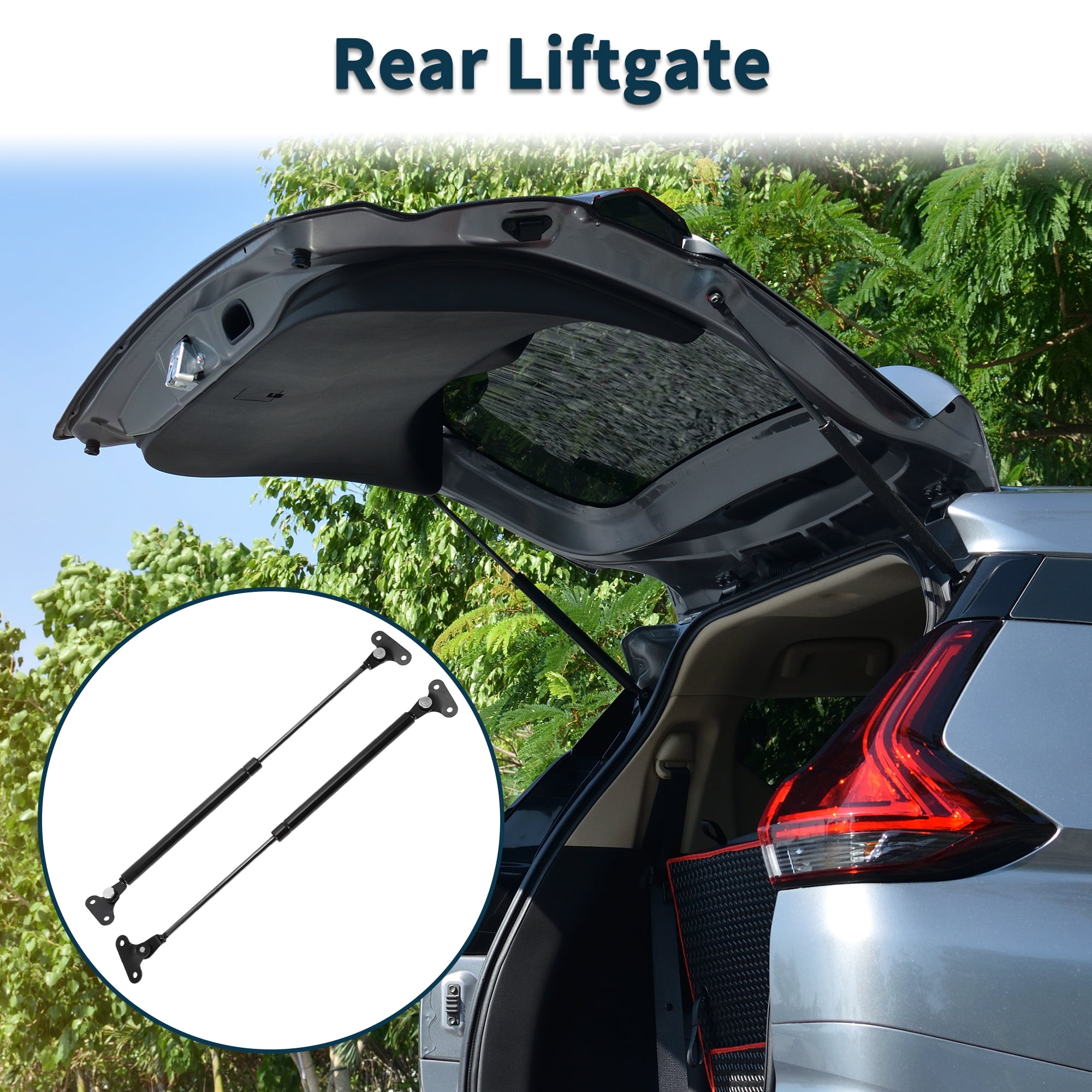 Unique Bargains 2Pcs Rear Hatch Lift Supports for Toyota Land Cruiser 1991-1997