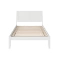 thumbnail image 4 of Portland Full Solid Wood Platform Bed in White, 4 of 6
