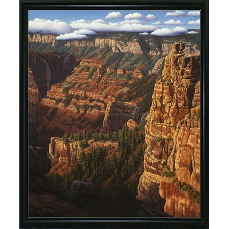 World Of Wonders-R. HED30330 Print 40.5"x33.5" by R W Hedge in a Metal Frame Flat Back