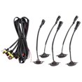 thumbnail image 1 of 5 luces delanteras para coche, compatibles con Durango 2011-2021, parrilla, LED amarillo, lente negra., 1 of 5
