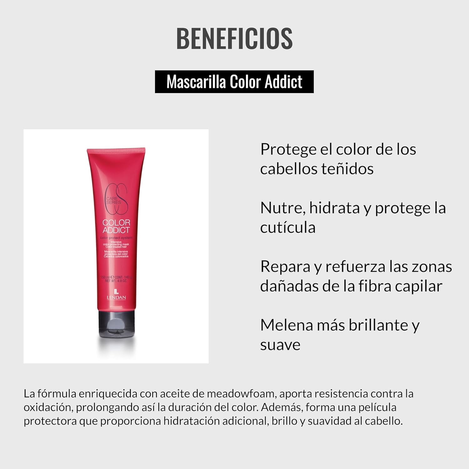 Lendan - Colored Hair Mask - Color Addict Mask - 150 ml / 5.3 oz
