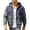 Gray jackets for men, variant on Tactical Jacket for Men Military Color Block Zip up Hooded Jackets with Pockets Cargo Sweatshirts Vintage Hoodies Brown,S