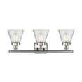 thumbnail image 2 of 916-3W-OB-G63-Innovations Lighting-Cone - 3 Light Bath Vanity In Industrial Style-11 Inches Tall and 26 Inches Wide-Oil Rubbed Bronze Finish-Light, 2 of 7