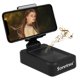 thumbnail image 1 of Soporte para teléfono celular con altavoz Bluetooth inalámbrico compatible con cualquier teléfono inteligente, soporte para teléfono con diseño antideslizante con altavoz Bluetooth con sonido envolven, 1 of 5
