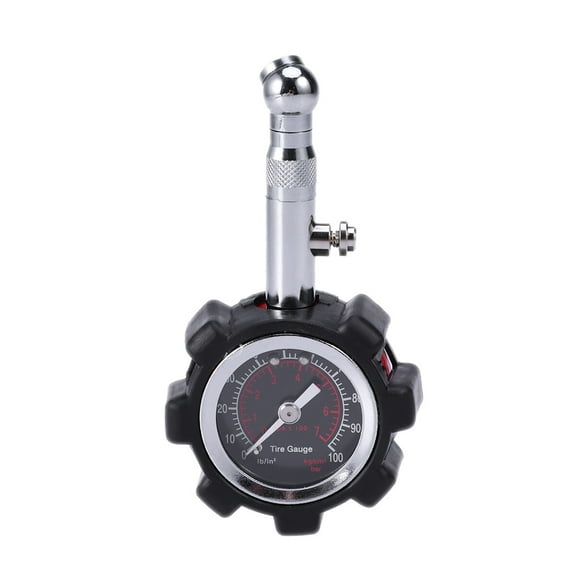 Toyandona Digital Tire Pressure Gauge for Car Use Heavy Duty Metal Clip Accurate 0 to 100 Psi Black