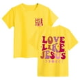 thumbnail image 3 of Gubotare Cute Blouses for Girls Girls' T Shirt Kids' Casual Tops Short Sleeve Loose Soft Blouse (Yellow,Size 2-3 Years), 3 of 6