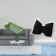 thumbnail image 2 of Juego de bandeja y cojín para postres con forma de lazo, ideal para comedor, dormitorio, oficina, silla, estilo rústico, fiestas en interiores o decor, 2 of 8