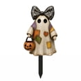 thumbnail image 2 of DefiDgd Halloween Ghost Metal Yard Stake,Vintage Rustic Style Outdoor Ghost Decor for Halloween Fall Porch Lawn Flower Bed Garden Holiday Party Home Decoration(B), 2 of 9