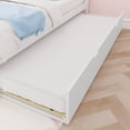 thumbnail image 5 of Max & Lily Full Size Bed Frame with Trundle, Classic Solid Wood Platform Bed for Kids, 5 of 10