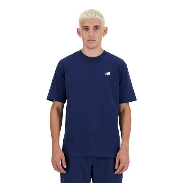 Camiseta New Balance Sport Essentials de algodón para hombre azul marino