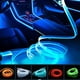 thumbnail image 2 of Tiras de lámparas decorativas para Interior de coche, lámpara de atmósfera, luz fría, consola de salpicadero, luces LED ambientales automáticas, 1/2/3/4/5M, 2 of 6
