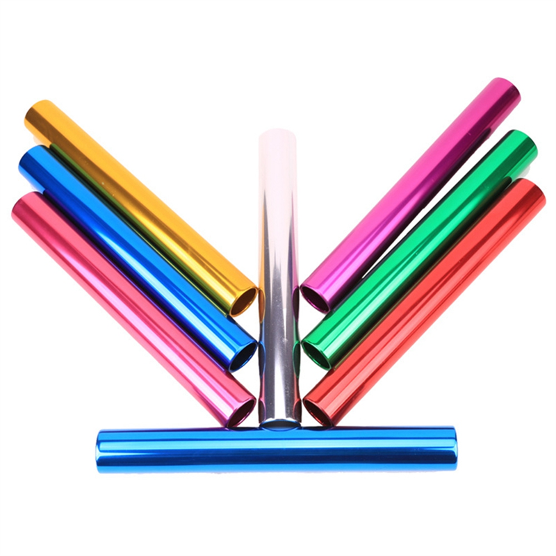 8Pcs Aluminum Relay Batons Sports Field Race Batons for Track and Field Races, Gym, Running