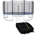 thumbnail image 1 of Gymax 15FT Trampoline Safety Net Replacement Protection Enclosure Net for 10 Poles, 1 of 10