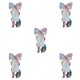 thumbnail image 3 of Jumpingount 3 piezas pinzas para el cabello pasadores horquillas regalos de cumpleaños estrella hexagonal azul Estrella hexagonal azul 5piezas Jumpingount CBP235052, 3 of 6