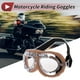 thumbnail image 2 of Gafas de montar para motocicleta plegables de PC PU esponja para motocross y ATV, lente transparente, marco marrón, 2 of 6