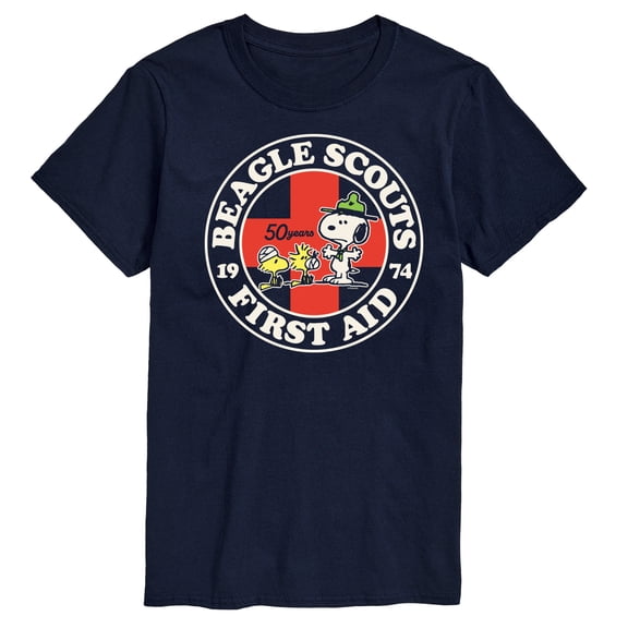 Peanuts - Beagle Scouts First Aid - Men's Short Sleeve Graphic T-Shirt