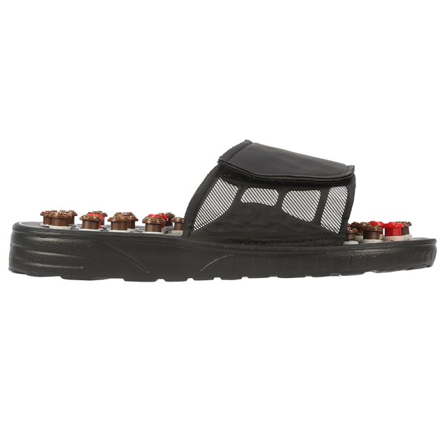 Zapatillas De Masaje De Pies Magnet Therapy Cuidado De La Salud Zapatillas De Masaje De Pies 38-39 Rotating Eight Diagrams Black ANGGREK Foot Massager Shoes