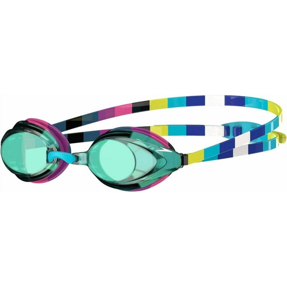 Unisex Adult Swim Goggles Mirrored Lenses with Anti-Fog and UV Protection