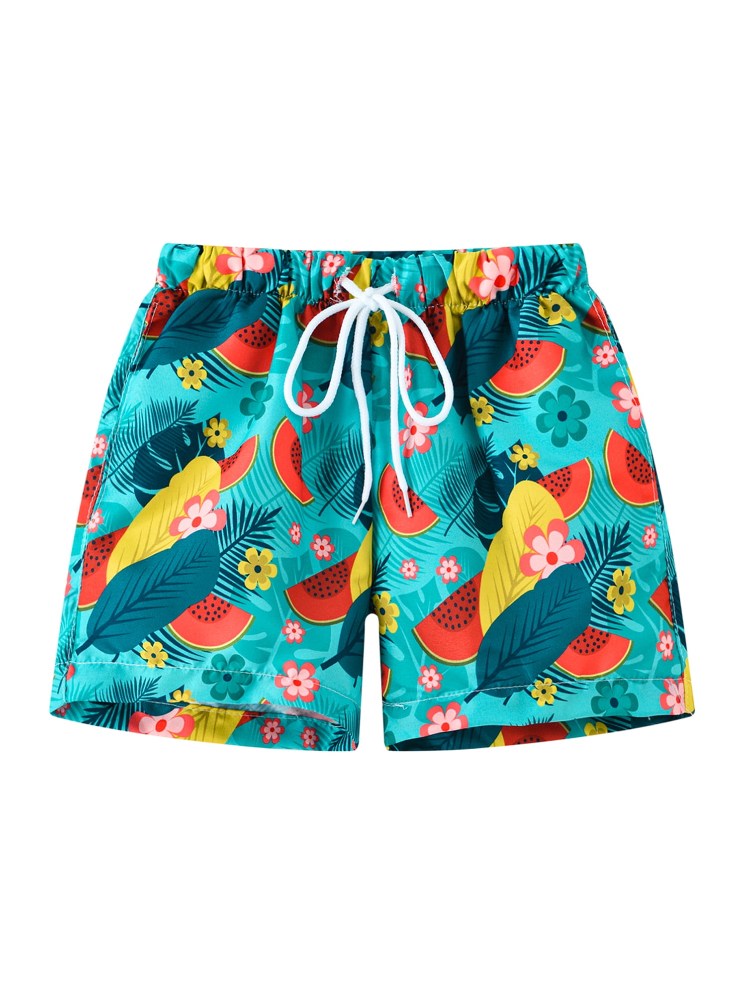 Baby Boy Beach Shorts Infant Toddler Boys Hawaiian Swim Trunks Cartoon