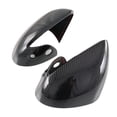 thumbnail image 3 of 2 Pieces Side Rear View Mirror Cover s Easy Installation Durable for Dolphin Carbon Fiber Pattern, 3 of 8