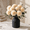 Beige Large, variant on 20white Artificial Flowers Bulk For Vase That Look Real Flower Centerpiece Table Silk Flhome Decor Indoor Faux Kiku + Eucalyptstemsflowers Flores Blancas Artificiales