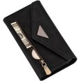 thumbnail image 3 of Wallet Case for Samsung Galaxy S22+ Plus (Not S22), Crossbody Neck Strap Lanyard Purse Handbag Shoulder Strap Cover with ID Card Holder Phone Case for Samsung Galaxy S22 Plus XK Black, 3 of 14