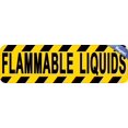 thumbnail image 2 of 10in x 3in Flammable Liquids Magnet Vinyl Magnetic Business Safety Sign, 2 of 3