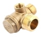 thumbnail image 5 of Válvula de Retención para compresor de aire, piezas de compresor de aire de latón de 3 puertos, Herramiente de conector de tubo de válvula de retenció, 5 of 7