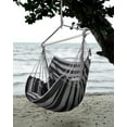 thumbnail image 6 of XXL Hammock Chair Hanging Rope Swing with 2 Cushions - Max 500lbs-Perfect for Patio, Porch, Bedroom, Backyard, Indoor or Outdoor - Includes Hanging Hardware Kits, 6 of 12