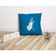 thumbnail image 4 of Queen's designer Decorative Pillows Case, Throw Pillow Cover, Decorative Home Decor Indoor Nice Gift' Kitchen Garden Sofa Bed Car Living (Blue Golf, 18x18 Inch), 4 of 4