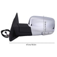 thumbnail image 6 of Gsuatey Rearview Mirror Front Left Driver Side Power Heated Foladable Car Side Mirror for Ram 1500 2013-2018 Replaces 68096199AF-PFM 68231243AI, 6 of 15