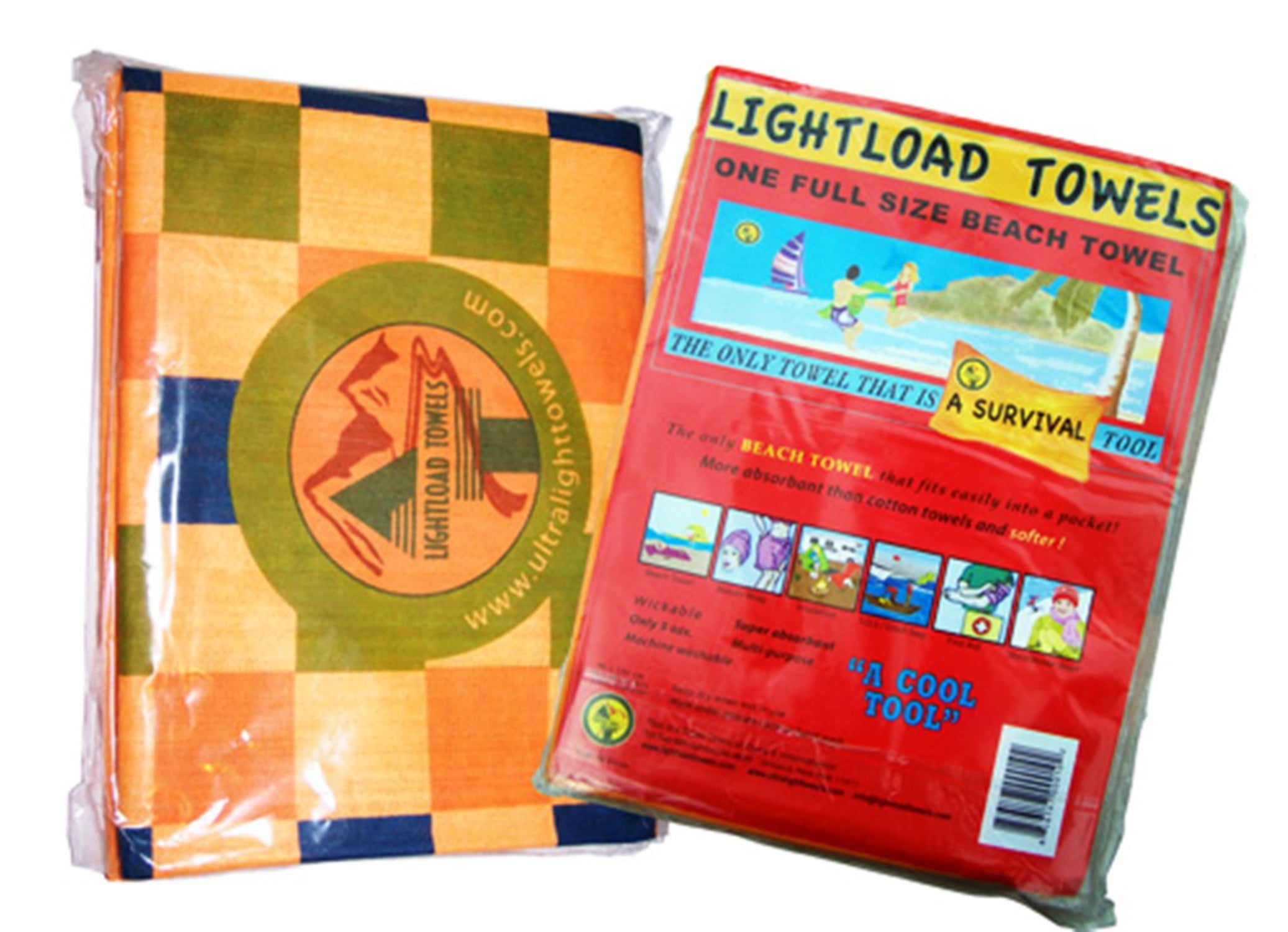 Lightload Towels Ez Carry Large Beach Swim Towels Quick Dry Anti Microbial 5oz 36x60