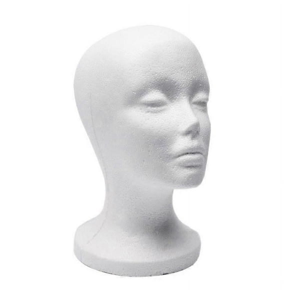 Foam Mannequin Head Model Sunglasses Eyeglass Stand Hat Cap Display Holder Headset Mannequin Head D