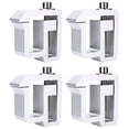 thumbnail image 2 of AA-Rack P-AC(4)-09 Set of 4 Aluminum C-clamps For Non-Drilling Truck Rack & Camper Shell Installation - Silver, 2 of 4