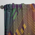 thumbnail image 3 of Designart 'Grungy Geometric Pattern' Modern & Contemporary Curtain Panel, 3 of 5