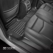 TuxMat - For Cadillac XT5 2017-2025 Models - Custom Car Mats - Maximum Coverage, All Weather, Laser Measured - This Full Set Includes 1st and 2nd Rows