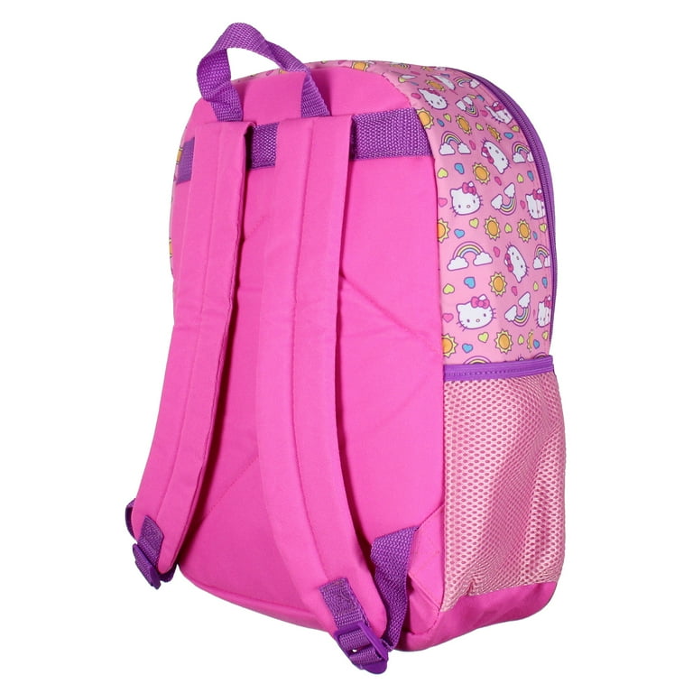 Sanrio Hello Kitty Neon Rainbows Sequin Travel Backpack 5