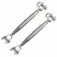 thumbnail image 1 of 2x M4 Stainless Steel Rigging Screw Closed Body Jaw Turnbuckle, 1 of 4