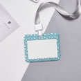 thumbnail image 6 of Cauagu Cartoon Teeth for ID Badge Holder,Badge Holder with Windows Key Card Work Badge Sleeve for Office/ Factory/ID Credit Cards/Proximity Key Cards, 6 of 7